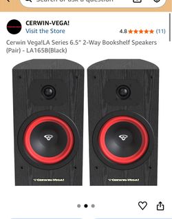 Cerwin-Vega LA165B Bookshelf Speakers Pair