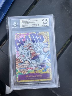 Monkey.D.Luffy (119) (Alternate Art) OP05-119 Awakening of the New Era BGS 9.5