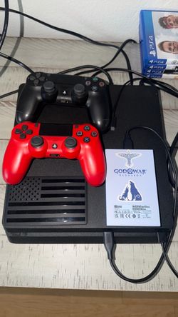 PS4 Bundle – 2 Controllers, 2TB External Hard Drive + Games – $120 OBO