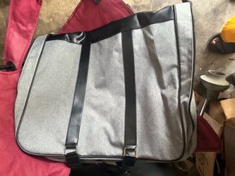 Travel Garment Bag, Travel Suit Bag for Men, Water Resistant Carry on Garment Bag for Hanging Clothes, Garment Duffel Bag for Travel Business (Grey)