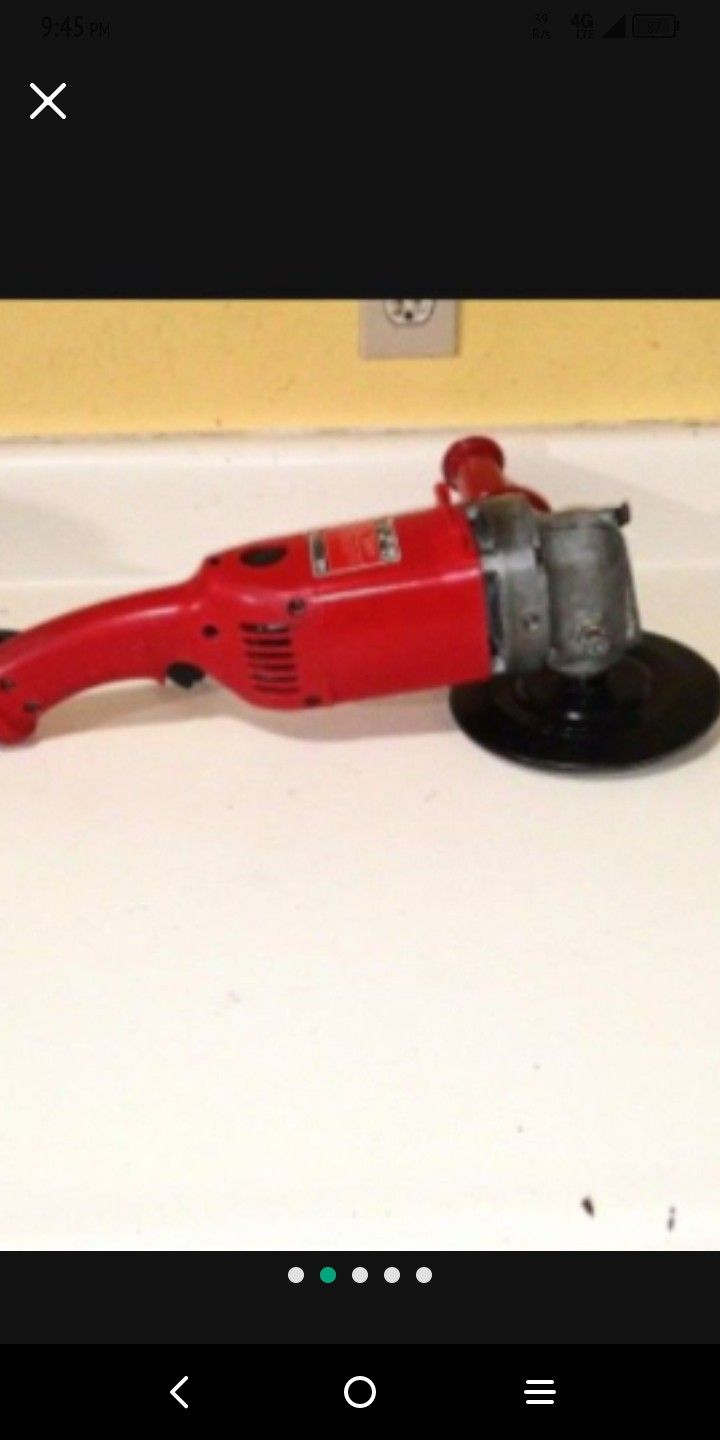Milwaukee 5455 7" In Polisher In Excellent Working Condition