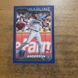 2024 TOPPS TIM ANDERSON BLUE CARD