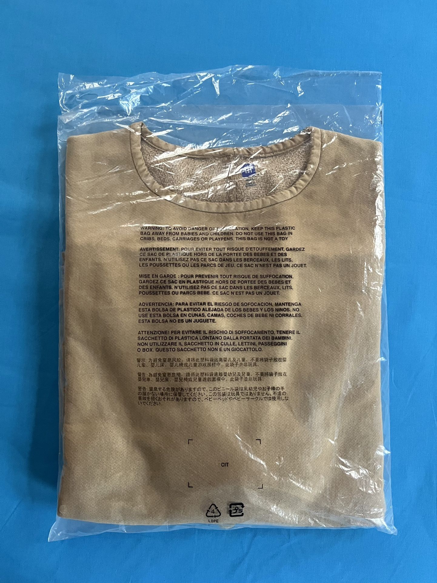 Yeezy Gap Fleece Back Yolk Tee