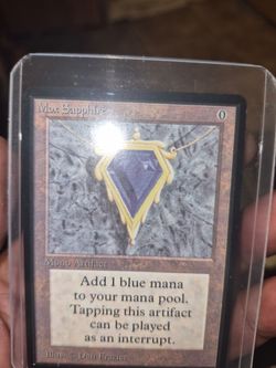 Magic: The Gathering Mox Sapphire Card