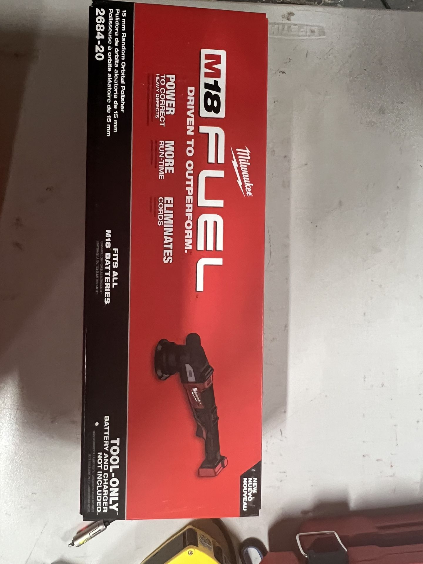 M18 FUEL18V Lithium-Ion Brushless Cordless 15MM DA Polisher (Tool-Only)