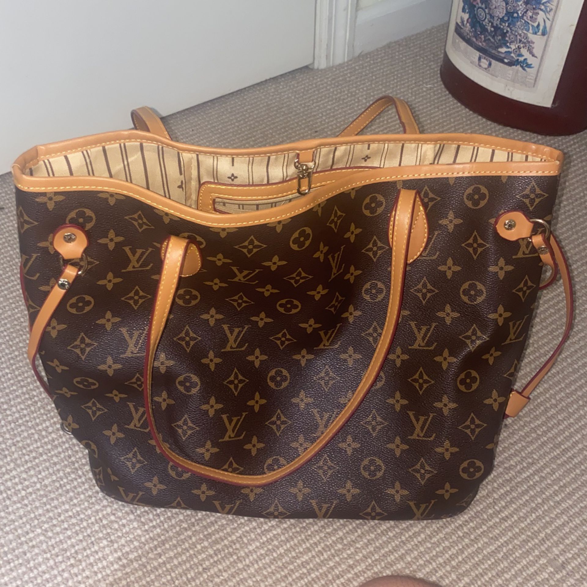 Vintage Louis Vuitton Purse/Handbag Never Used With Writing