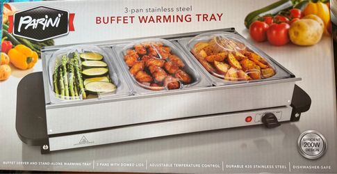 PARINI 3-PAN STAINLESS WARMING