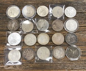 20 Morgan , Peace & Liberty Silver Dollars