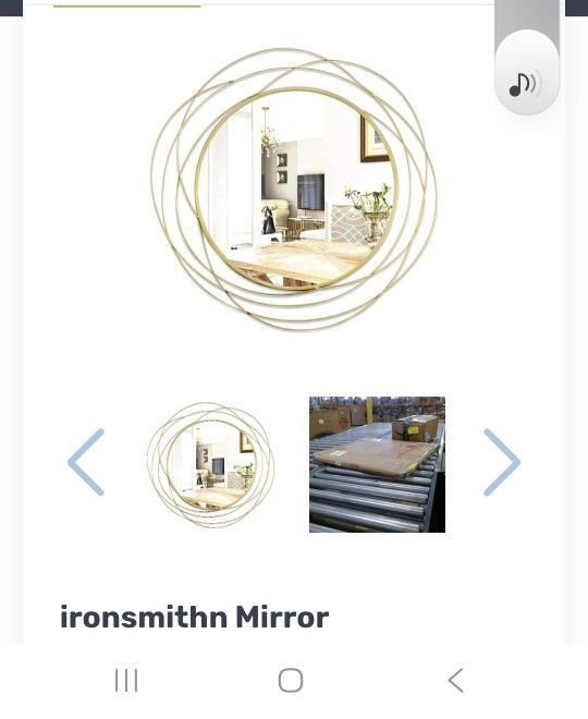 Gold Decorative Mirror-brand New