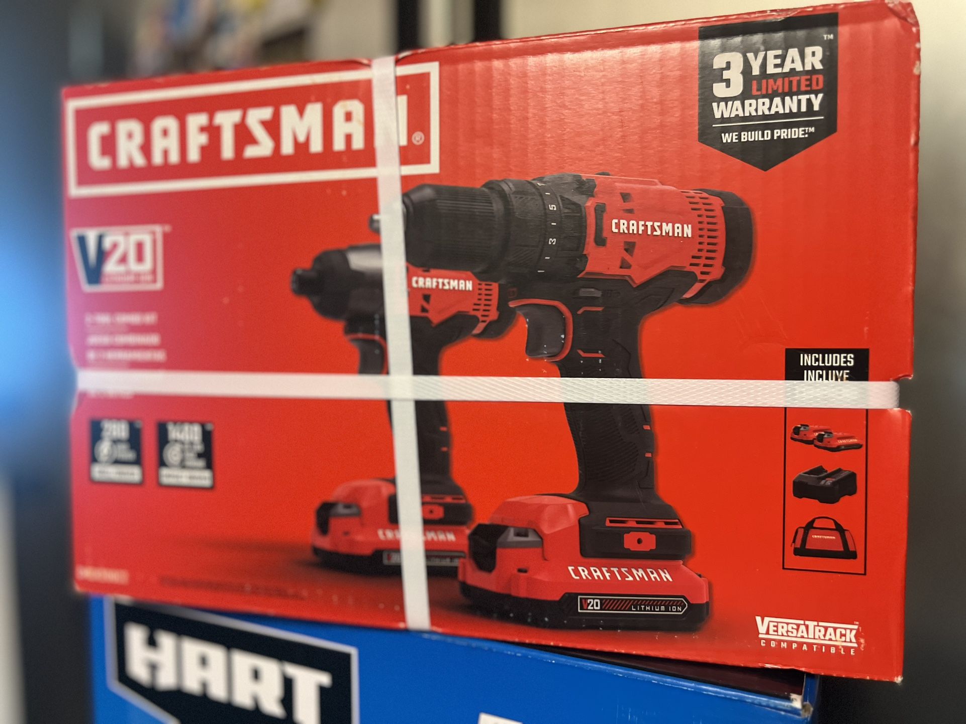 CRAFTSMAN CMCK200C2 V20 Tool 20 Volt Max Power Tool Combo Kit