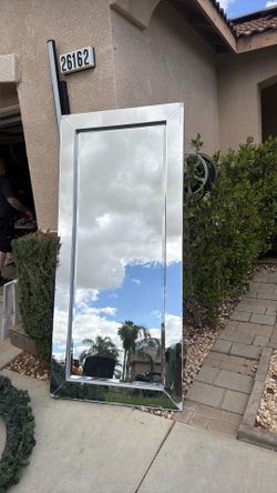 $100 Big Silver Mirror