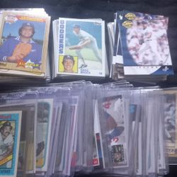 140 + Dodger Baseball Cards 1980s 1990s 2000s 
