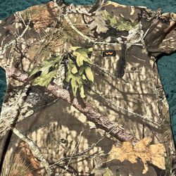Walls Camouflage Mossy Oak Short Sleeve Pocket 