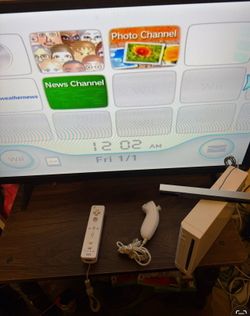 Nintendo Wii Console w/ remote & nunchuck $60 no trades, many systems available so tell all your friends & family !!