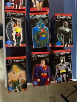DC Justice League Animated Series Maquette Set