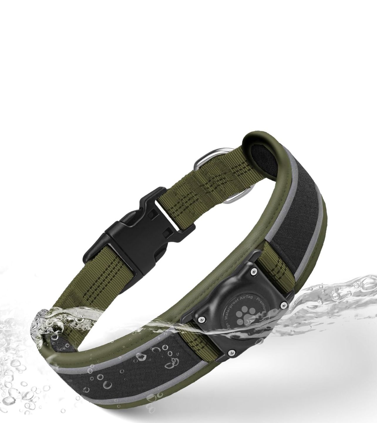 Dog Collar -Waterproof -Padded, Reflective, Heavy Duty Dog Collars