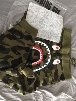 Bape 1st Camo slim Sweat Pant Sz XL