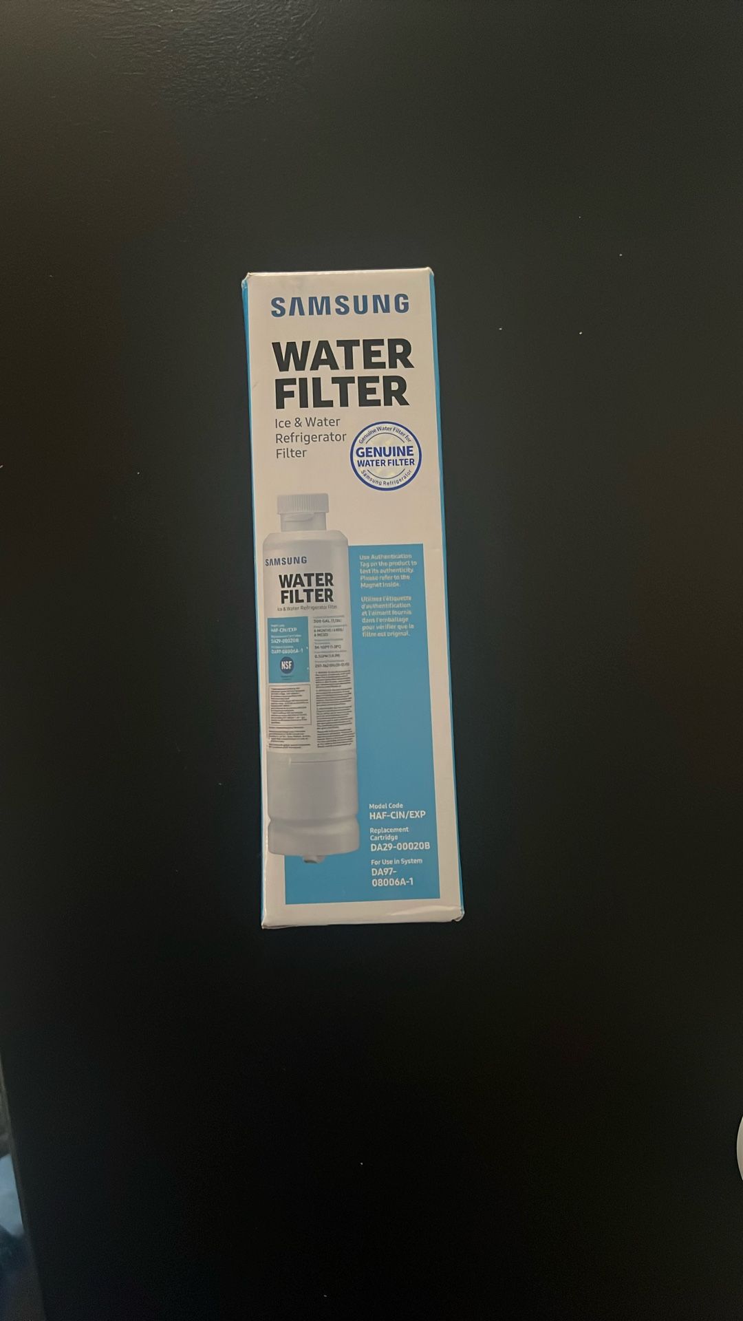 Water Filter For Samsung Freezer 