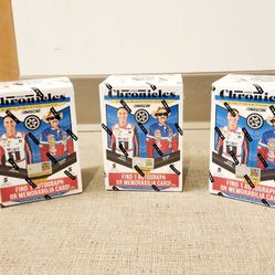 2023 Nascar Chronicles Sealed Blasters Sports Cards Lot(3).
