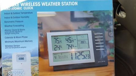 ACURITE DELUXE WIRELESS WEHATER STATION
