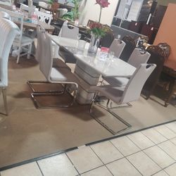 7pc Standard Height Dining Set 