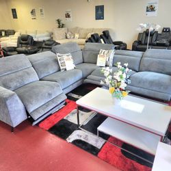 Power Reclining Livingroom Furniture Couches Sectional Sofa 