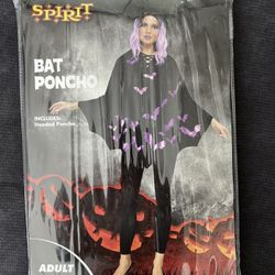 Halloween Poncho Bat From Spirit