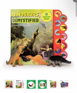 Dinosaurs Demystified Sound Book with Dinosaur Figures