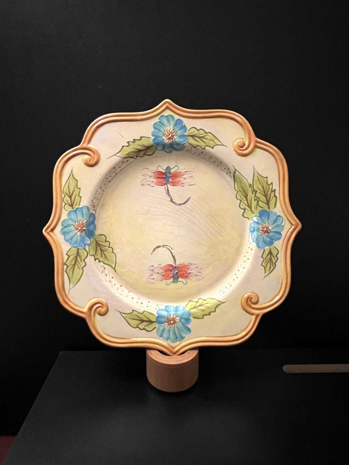 Estivales Fait Main Pour Romancing Provence Collections France 11 ¾ Dinner Plate