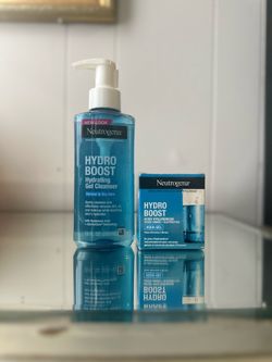 Neutrogena Hydro Boost Hydration Set ✨ Hyaluronic Acid Cleanser + Water Gel