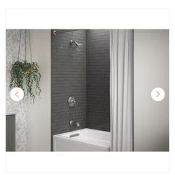 KOHLER Capilano Single-Handle 3-Spray Tub Shower Faucet  Vibrant Brushed Nickel (Valve Included) NEW