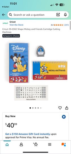 Disney Cricut Cartridge 