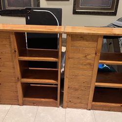 Used Orange wood shelves