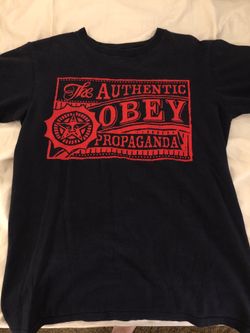 Obey Man’s Shirt Size Small Color Dark Blue