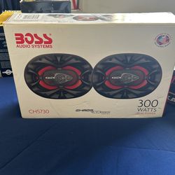 boss Audio Systems 300 W Peak Power Speakers 5 X 7 Three-Way Full Range Speakers
