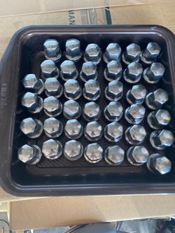 chrome-plated nuts