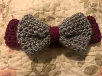Crochet baby headband