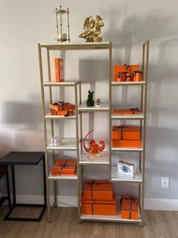 Free Standing Bookshelf with 12 Shelves 71 inch tall