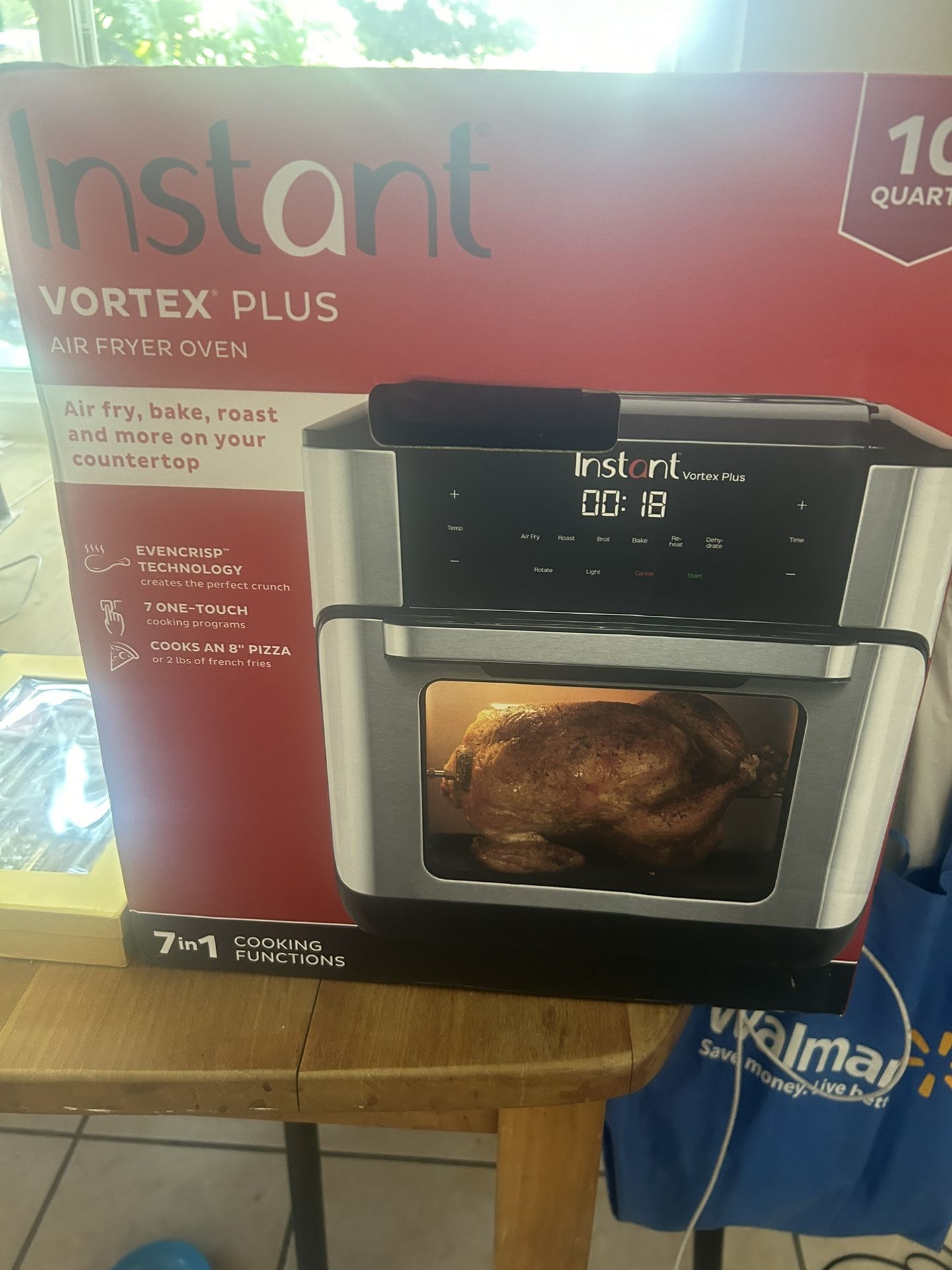 Air Fryer - New - instant vortex Plus 10 Qt