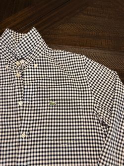 Lacoste Gingham Button-Down Shirt