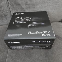 Canon PowerShot G7 X Mark III 20.1 Megapixel Digital Camera - Black