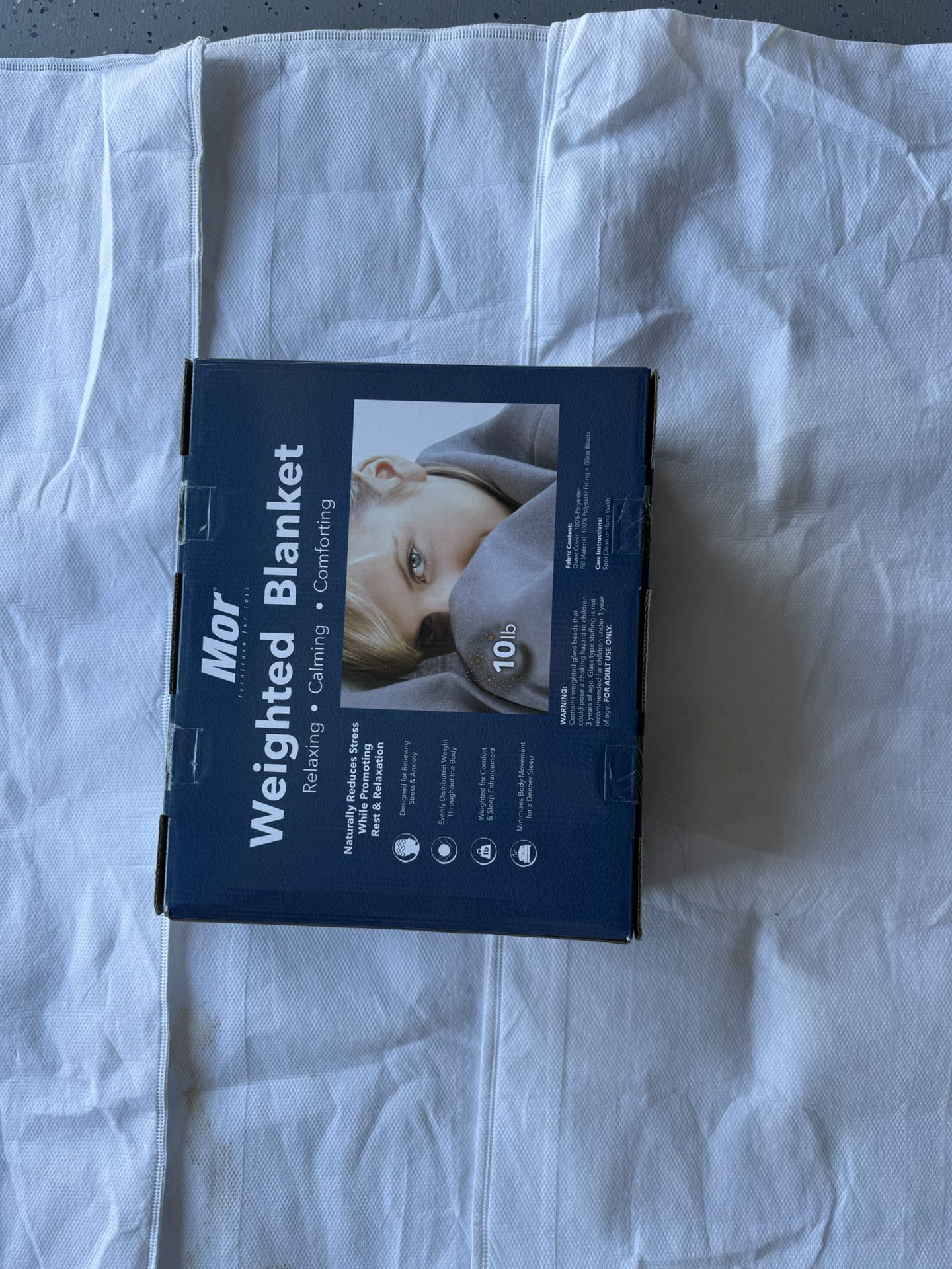 WEIGHTED BLANKET 10 LB, 60 X 80 Inches 