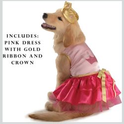 Rubie's Pink Princess Pet Costume, X-Large