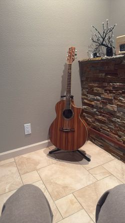 Custom Guitar With Mother Of Pear Inset