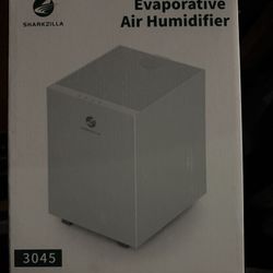 SHARKZILLA Evaporative Humidifiers, 1.3 Gallon, White