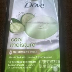 Dove Cool Moisture Cucumber bar soap 6 pack $8 dollars each