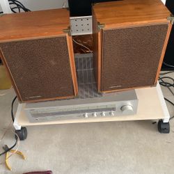 Yamaha R-30 Stereo Receiver & Realistic Mc-500 Speakers 