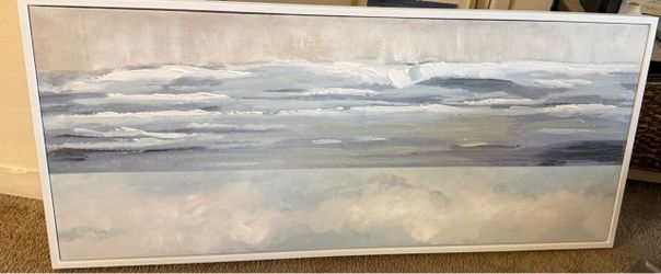 Canvas picture of beach