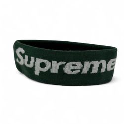 Supreme New Era Dark Green Headband
