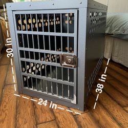 Dog Crate, Indestructible, Professional Kennel, Zinger Aluminum Lockable Animal Crate